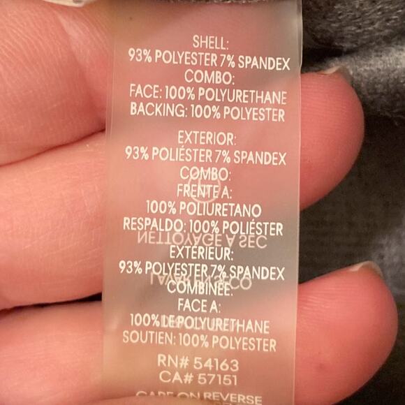 NWT Calvin Klein Faux Suede and Faux Leather Crewneck Shift Dress Size 10 - Picture 9 of 13